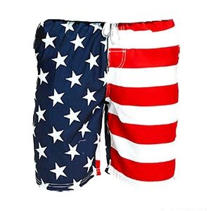 3) OP Patriotic USA 🇺🇸 Board Swim Shorts Sz. Small Youth